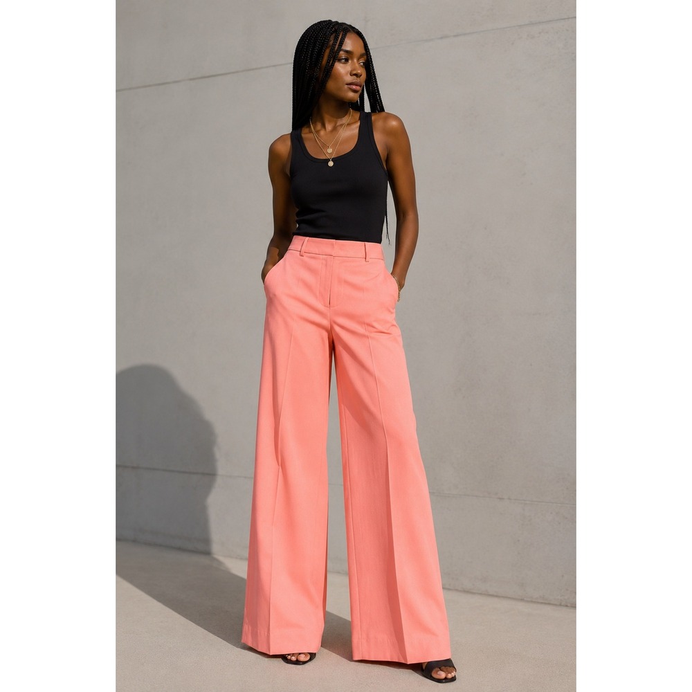 Alex Marie Coral Wide Leg Dress Pants Size 4 NWT Stretch